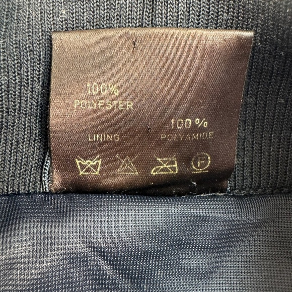 Barucci Exclusive Button Jacket Mens Size 50 Black Gold Dot Metallic Vintage - Picture 7 of 10